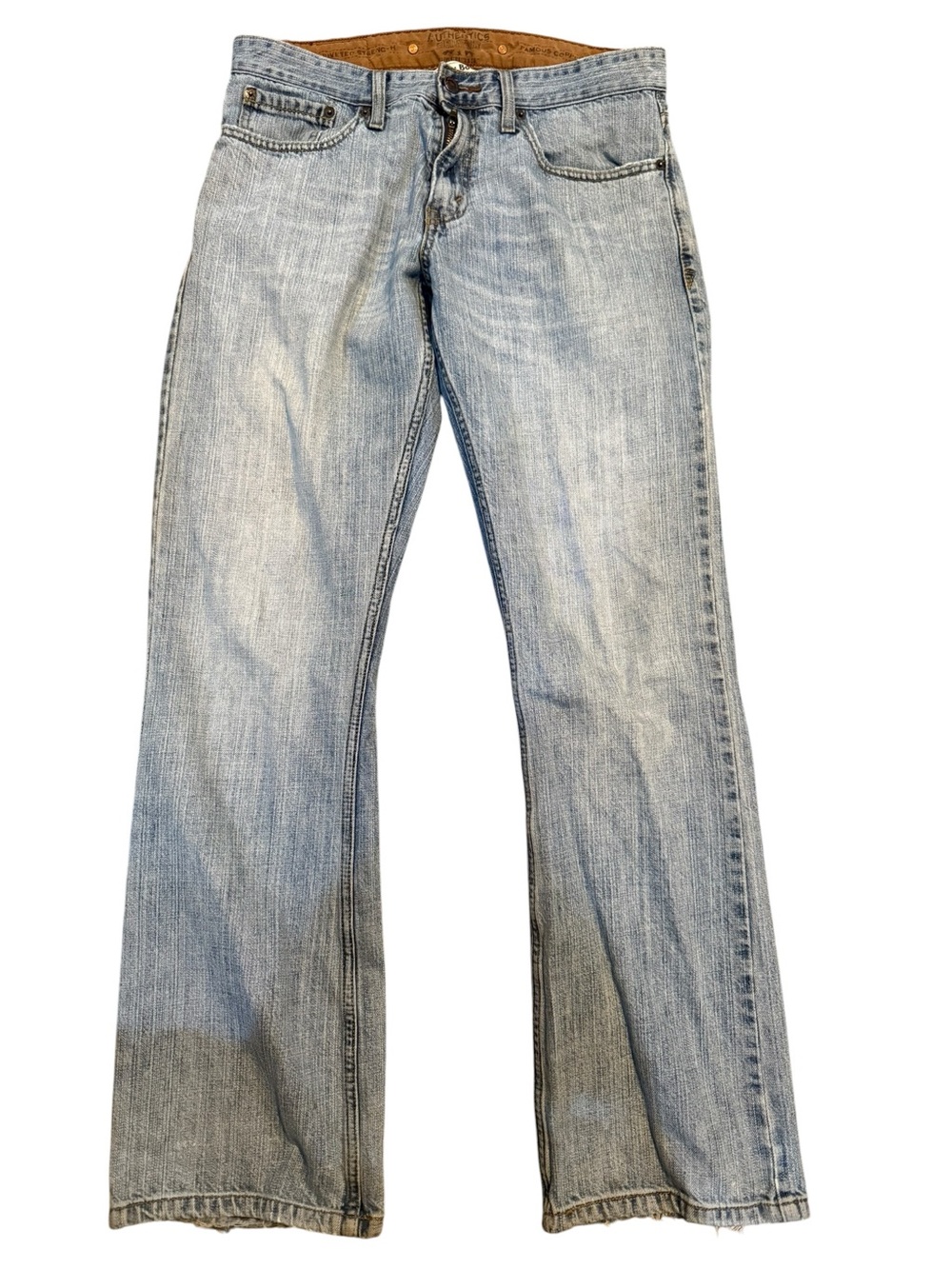 Men’s Authentics Signature Levi Strauss Copper Rivets blue jeans Size 32 x 32